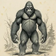 Bigfoot illustration